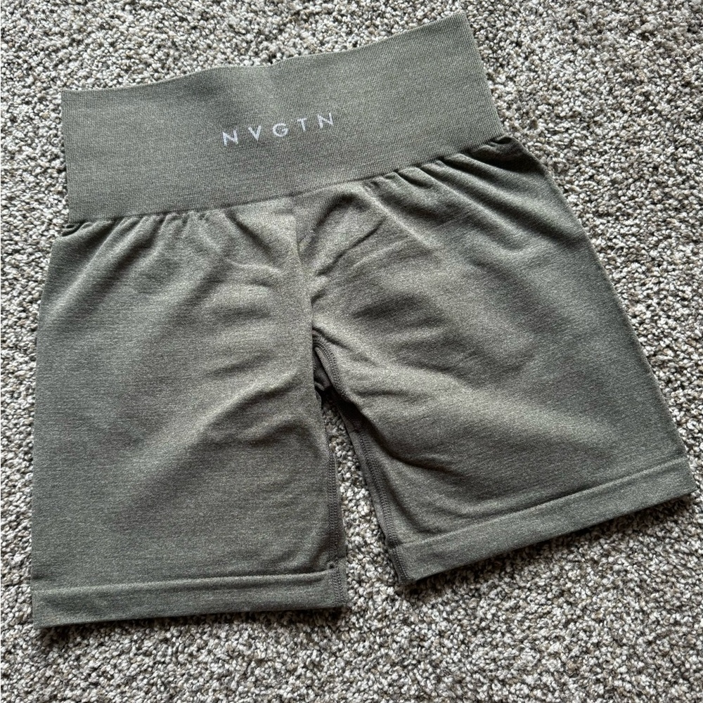 NVGTN Khaki Pro Shorts